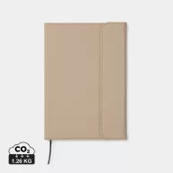   Agenda A5, Dictando, 2401E16471, Vinga, 16x2x22.5 cm, Poliuretan, Hartie, Bej greige