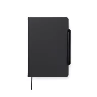   Agenda, Vinga, 2610E18765, A5, Dictando, 16x22x2.5 cm, Poliuretan, Hartie, Negru