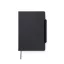 Agenda, Vinga, 2610E18765, A5, Dictando, 16x22x2.5 cm, Poliuretan, Hartie, Negru