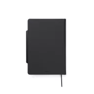   Agenda, Vinga, 2610E18765, A5, Dictando, 16x22x2.5 cm, Poliuretan, Hartie, Negru