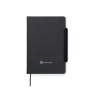 Agenda, Vinga, 2610E18765, A5, Dictando, 16x22x2.5 cm, Poliuretan, Hartie, Negru