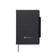   Agenda, Vinga, 2610E18765, A5, Dictando, 16x22x2.5 cm, Poliuretan, Hartie, Negru