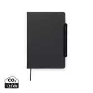   Agenda, Vinga, 2610E18765, A5, Dictando, 16x22x2.5 cm, Poliuretan, Hartie, Negru