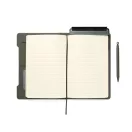 Agenda, Vinga, 2610E18766, A5, Dictando, 16x22x2.5 cm, Poliuretan, Hartie, Verde