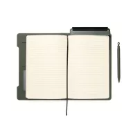   Agenda, Vinga, 2610E18766, A5, Dictando, 16x22x2.5 cm, Poliuretan, Hartie, Verde
