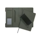 Agenda, Vinga, 2610E18766, A5, Dictando, 16x22x2.5 cm, Poliuretan, Hartie, Verde