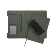   Agenda, Vinga, 2610E18766, A5, Dictando, 16x22x2.5 cm, Poliuretan, Hartie, Verde