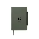 Agenda, Vinga, 2610E18766, A5, Dictando, 16x22x2.5 cm, Poliuretan, Hartie, Verde