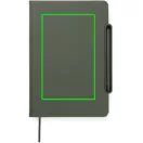 Agenda, Vinga, 2610E18766, A5, Dictando, 16x22x2.5 cm, Poliuretan, Hartie, Verde