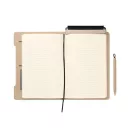 Agenda, Vinga, 2610E18767, A5, Dictando, 16x22x2.5 cm, Poliuretan, Hartie, Bej Greige