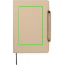 Agenda, Vinga, 2610E18767, A5, Dictando, 16x22x2.5 cm, Poliuretan, Hartie, Bej Greige