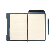   Agenda, Vinga, 2610E18768, A5, Dictando, 16x22x2.5 cm, Poliuretan, Hartie, Albastru Navy