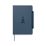   Agenda, Vinga, 2610E18768, A5, Dictando, 16x22x2.5 cm, Poliuretan, Hartie, Albastru Navy