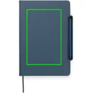   Agenda, Vinga, 2610E18768, A5, Dictando, 16x22x2.5 cm, Poliuretan, Hartie, Albastru Navy