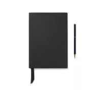   Agenda cu pix, Vinga, 2610E18762, A5, Dictando, 23.3x20x2.2 cm, Hartie, Otel inoxidabil, Negru