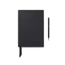 Agenda cu pix, Vinga, 2610E18762, A5, Dictando, 23.3x20x2.2 cm, Hartie, Otel inoxidabil, Negru