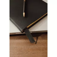   Agenda cu pix, Vinga, 2610E18762, A5, Dictando, 23.3x20x2.2 cm, Hartie, Otel inoxidabil, Negru