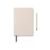   Agenda cu pix, Vinga, 2610E18764, A5, Dictando, 23.3x20x2.2 cm, Hartie, Otel inoxidabil, Alb