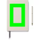 Agenda cu pix, Vinga, 2610E18764, A5, Dictando, 23.3x20x2.2 cm, Hartie, Otel inoxidabil, Alb