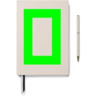   Agenda cu pix, Vinga, 2610E18764, A5, Dictando, 23.3x20x2.2 cm, Hartie, Otel inoxidabil, Alb