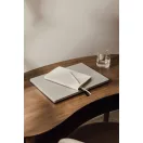 Agenda cu pix, Vinga, 2610E18764, A5, Dictando, 23.3x20x2.2 cm, Hartie, Otel inoxidabil, Alb