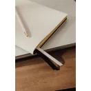 Agenda cu pix, Vinga, 2610E18764, A5, Dictando, 23.3x20x2.2 cm, Hartie, Otel inoxidabil, Alb