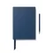 Agenda cu pix, Vinga, 2610E18763, A5, Dictando, 23.3x20x2.2 cm, Hartie, Otel inoxidabil, Albastru Navy