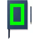 Agenda cu pix, Vinga, 2610E18763, A5, Dictando, 23.3x20x2.2 cm, Hartie, Otel inoxidabil, Albastru Navy