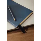Agenda cu pix, Vinga, 2610E18763, A5, Dictando, 23.3x20x2.2 cm, Hartie, Otel inoxidabil, Albastru Navy
