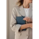 Agenda cu pix, Vinga, 2610E18763, A5, Dictando, 23.3x20x2.2 cm, Hartie, Otel inoxidabil, Albastru Navy