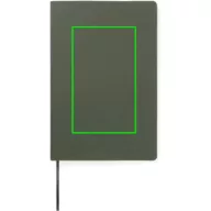   Agenda, Vinga, 2610E18770, A5, Dictando, 14x1x21 cm, Hartie, Poliester, Verde
