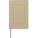 Agenda, Vinga, 2610E18771, A5, Dictando, 14x1x21 cm, Hartie, Poliester, Bej Greige