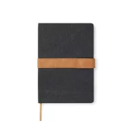   Agenda A5, Dictando, 2401E16529, Vinga, 21.5x14.5x1.5 cm, Bumbac, Hartie, Negru