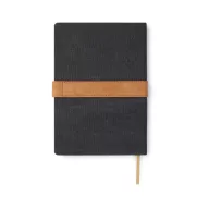   Agenda A5, Dictando, 2401E16529, Vinga, 21.5x14.5x1.5 cm, Bumbac, Hartie, Negru