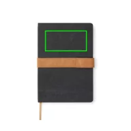   Agenda A5, Dictando, 2401E16529, Vinga, 21.5x14.5x1.5 cm, Bumbac, Hartie, Negru