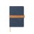 Agenda A5, Dictando, 2401E16532, Vinga, 21.5x14.5x1.5 cm, Bumbac, Hartie, Albastru navy