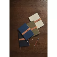   Agenda A5, Dictando, 2401E16532, Vinga, 21.5x14.5x1.5 cm, Bumbac, Hartie, Albastru navy