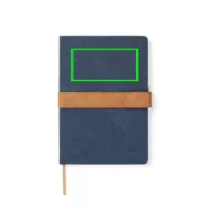   Agenda A5, Dictando, 2401E16532, Vinga, 21.5x14.5x1.5 cm, Bumbac, Hartie, Albastru navy