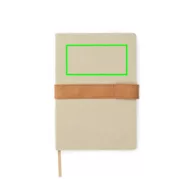   Agenda A5, Dictando, 2401E16531, Vinga, 21.5x14.5x1.5 cm, Bumbac, Hartie, Bej greige