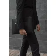   Geanta laptop, 16 inch, 2509E17378, Vinga, 38x26.5x2.5 cm, Poliester, Poliuretan, Negru