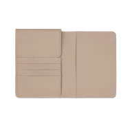   Portofel pentru pasaport, 2410E23435, Vinga, 10.5 x 15 x 1.8 cm, Poliuretan, Bej greige