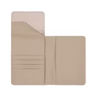   Portofel pentru pasaport, 2410E23435, Vinga, 10.5 x 15 x 1.8 cm, Poliuretan, Bej greige