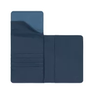   Portofel pentru pasaport, 2410E23436, Vinga, 10.5 x 15 x 1.8 cm, Poliuretan, Albastru navy