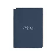   Portofel pentru pasaport, 2410E23436, Vinga, 10.5 x 15 x 1.8 cm, Poliuretan, Albastru navy