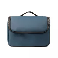   Geanta cosmetice pentru calatorii, 2401E16477, Vinga, 26x10x17 cm, Poliuretan, Poliester, Albastru