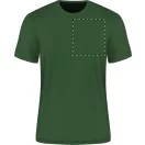 Tricou la baza gatului cu maneca scurta, Unisex, Gildan, 2601E12483, Bumbac, Verde inchis, L