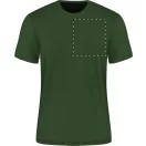 Tricou la baza gatului cu maneca scurta, Unisex, Gildan, 2601E12486, Bumbac, Verde inchis, XL