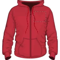   Sweatshirt, unisex, XXL, S-XXL, Gildan, 20FEB9063, Bumbac, Poliester, Rosu