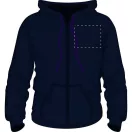 Sweatshirt, unisex, L, S-XXL, Gildan, 20FEB9034, Bumbac, Poliester, Albastru