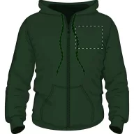   Sweatshirt, unisex, XXL, S-XXL, Gildan, 20FEB9043, Bumbac, Poliester, Verde 